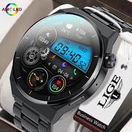 Lige นาฬิกาอัจฉริยะ NFC GT3 Pro AMOLED 390*390หน้าจอ HD อัตราการเต้นหัวใจบลูทูธ IP68โทรเข้าสำหรับ Huawei Xiaomi
