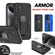 XIAOMI REDMI 9A 9C 9T 10A 12 12C 13 13C 13X 14C 15 15C ARMOR MAGNET STAND CASE