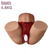 MANRITA 4.8kg Sexy Breast Doll Sex Toys for Men Realistic Butt Anus Ass Male Masturbator Real Vagina Pocket Pussy Adult Sex Products