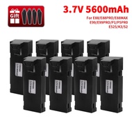 🔥3.7V Drone Baery essory 5600mAh For E88 E88 PRO  E99PRO E525PRO K3 Mini Uav Drone Baery 4K Drone Sp