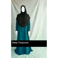 ONLY RM39 Jubah BFF / Jubah Plain/ Jubah Simple/ Material peach koshibo