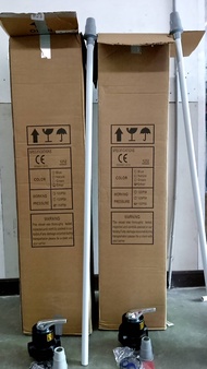 ถังกรองน้ำ ไฟเบอร์กลาส 12x52 นิ้ว ปากถัง 2.5 นิ้ว พร้อมหัวควบคุมคาร์บอน รุ่น F56A1+แกน+สแตนเนอร์ (ไม