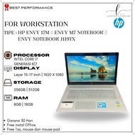 HP ENVY LAPTOP 17M / M7 NOTEBOOK / NOTEBOOK J119TX CORE i7 GENERASI 7 | WORKSTATION | ORIGINAL SECON