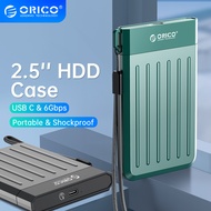 ORICO HDD 2.5 SATA To USB 3.0อะแดปเตอร์กล่องใส่ฮาร์ดดิสก์สำหรับ SSD ฮาร์ดดิสก์กล่องประเภท C 3.1 HD ภายนอก HDD Enclosure