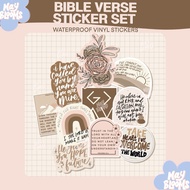 Bible verse stickers 10pcs Laptop, Tumbler, Journal Stickers, Waterproof Vinyl Stickers
