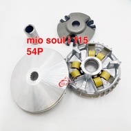 pulley set mio soul i 115 stock size 54p