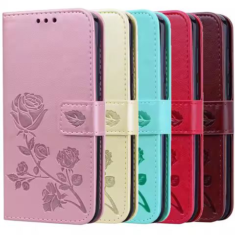 3D Embossing Flip Leather Case For Xiaomi Remdi Note 7 6 Pro 5 4 Redmi 7 7A GO 6A 5A 4X 5 Plus S2 Mi