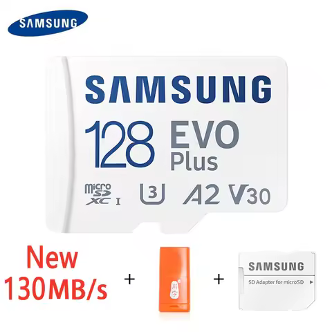 100% SAMSUNG Read 160MB/s 64gb 128gb 256gb 512GB TF(MicroSD) EVO Plus 4K U3 V30 A2 high-speed consol