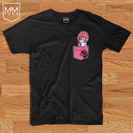 Men t shirt 7 SEVEN DEADLY SINS, NANATSU NO TAIZAI, GOWTHER POUCHIE T-SHIRT ANIME CHIBI POCKET TEE M
