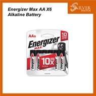 Bundle of Energizer AA(2A)×6 Max Alkaline Battery