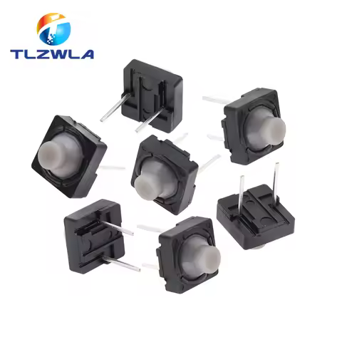 10PCS Touch switch 8*8*5 Pin 5H Silica Gel Silent Button 8*8*5MM Two Feet Pin Conductive Silicone Bu