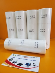 THÙNG 10 CUỘN Giấy in đơn hàng 75x100 giấy in nhiệt 75*100 decal nhãn dán tem sẵn keo tự dán A7 giấ