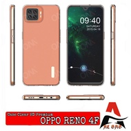 SOFTCASE OPPO RENO 4F - CLEAR HD PREMIUM ULTRA THIN JELLY SILIKON CLEAR TRANSPARANT BENING