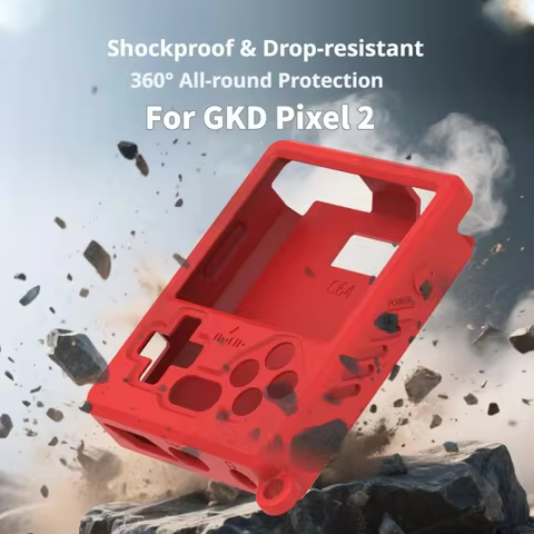 Mini Handheld Silicone Protective Cover For GKD Pixel 2 Anti Slip Shock Absorbing Soft Shell with La