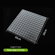 30x15cm 30x30cm Grid Divider Plate Detachable Spliceable Fish Tank Isolation Plate Upper Cover Net B