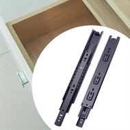 (PER PAIR)Drawer Slide Soft Close Keyboard Drawer Slide For Desk Drawer Rail Heavy Duty Drawer Guide