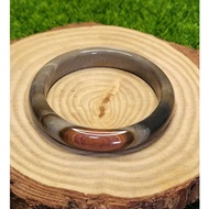 Alashan Agate Hard Bangle