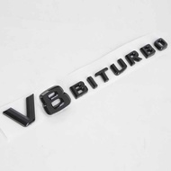 Mercedes-Benz New V8 BITURBO C63 G63 S65 Emblem Badge Car Fender Sticker