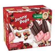 【冷凍店取-美式賣場】JonnyPops巧克力草莓雪(71gx18)(效期至2024/06/16)