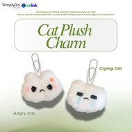 EZLink/Transportation Card Cat Plush Keychain -