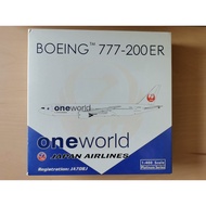 #1::: 400 Model PH Japan Airlines 777-200ER JA708J Huanyu Family Painting Blemishes Flower Paint Ras