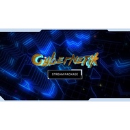 Cybernetik – Stream Package  Overlay / Screen Theme / Widget Theme (STREAMLABS OBS / OBS Studio)