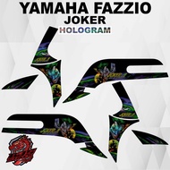 Fazzio stickers - striping list stickers for Fazzio joker 1 HOLOGRAM variations