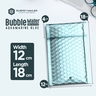 Bubble Mailer Rusfet Premium Aquamarine Blue 12x18 Bubble Packing