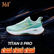 361 Degrees TITAN II PRO Men's Running Shoes Professional Cushioning Breathable Lightweight Athletic