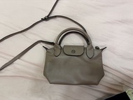 (Only SF)Longchamp Le Pliage Cuir Mini Top Handle Bag