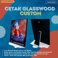 Custom GLASSWOOD PHOTO PRINTING SIZE 10R 12R 12RSS FREE DESIGN