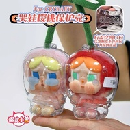 P POPMART POPMART crybaby crybaby Sweet Together Cherry Elevator Acrylic Anti-dust Protective Case