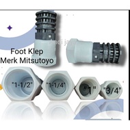Foot Valve Foot Valve Mitsutoyo "1-1/2" and "1-1/4"