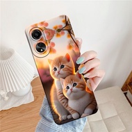 Oppo A78 4G 2023 Case - Fashion Cat Case - ZELORA - Oppo A78 4G Softcase - Oppo A78 4G Case - Oppo A