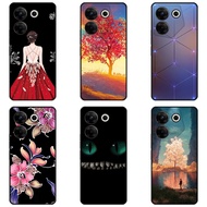 Tecno Camon 20 Pro 5G Case Silicone TPU Back Cover Tecno Camon 20Pro 5G Painted Soft Phone Case