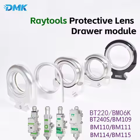 Raytools Laser Protective Lens Drawer Module 24.9x1.5 Lens With Holder 27.9x4.1 Bracket For Cutting 