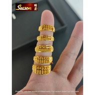 Pure 916 Gold Abacus Ring