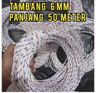 tali tambang serbaguna PPD 6 mili panjang 50 meter