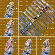 New Stock Bonia Ladies Watch Steel Strep Toten Black Diamond jam tangan perempuan Box