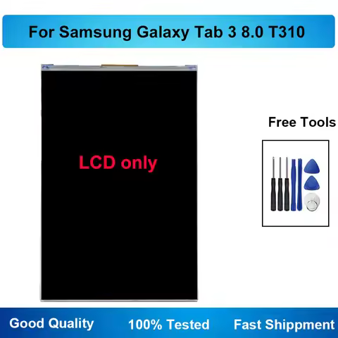 For Samsung Galaxy Tab 3 8.0 SM-T310 T310 T311 T315 LCD Display Screen Free Tools