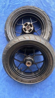 ล้อหน้า+หลัง MSX / MSX SF ขายยกคู่ ของแท้ ติดรถ(มือสอง)