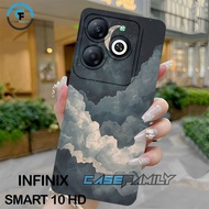 [GCR100]Fashion case Infinix Smart 10 HD / 8 / 8 HD / 8 PRO / 8 PLUS Hot 40i Cloud wallpaper Motif
