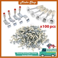 Steel Nail 100pcs Steel Rivets Gun Bullet Nail Gun Concrete Fire Nail Gun Ceiling Round Nail Artifac