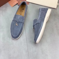 Jgg2025 New Style LP Loafers Genuine Leather Couple Casual Lazy Shoes Flat Shoes Men Women Shoes Dri