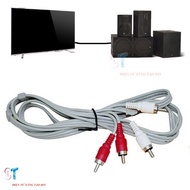 AV/RCA Cable with 2 Male Lotus Heads to 2 Male Lotus Heads