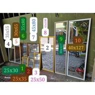 SMALL - LARGE GLASSCermin / / MAKEUPCermin / WALLCermin Cermin Panjang Cermin Dinding