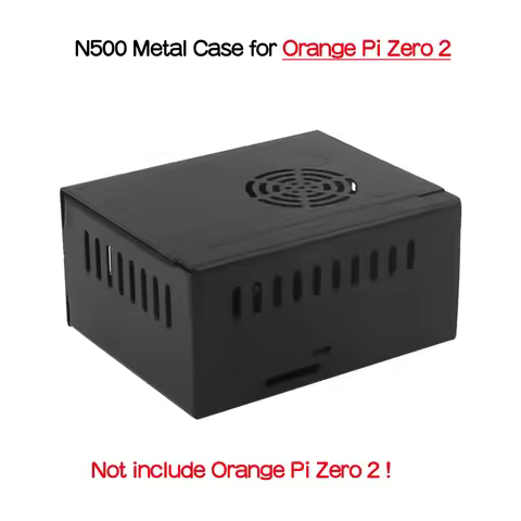 Orange Pi Zero 2 Case with Cooling Fan & Heatsink (N500) | USB-C Power Adapter 5V 4A 20W & Antenna O