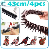 4PCS Plastic Spikes Anti Cat Bird Spikes Outdoor Anti Cat Spikes Pigeon Nails Anti Cat Fences/merpat
