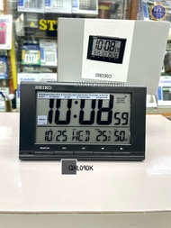 SEIKO ALARM CLOCKS นาฬิกาตั้งโต๊ะดิจิตอล รุ่น QHL090K (สีดำ) / QHL090W (สีขาว) (ขนาด 9.3 x 14.8 x 3.