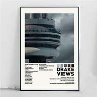 Mt Drake Rapper Music Singer Star Views Album Poster Wall Art Picture Canvas Painting Poster Prints